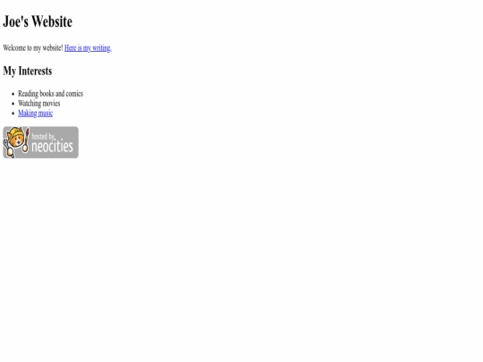 index screenshot