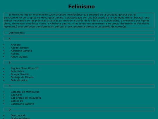 Felinismo/Felinismotwo screenshot