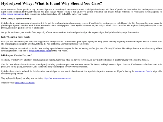 hydrolyzed-whey-what-is-it-and-why-should-you-care screenshot
