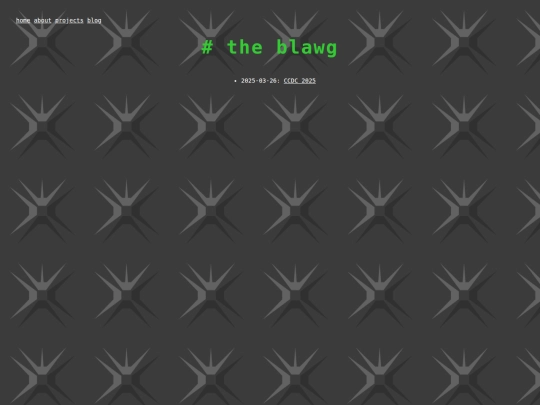 bloghome screenshot