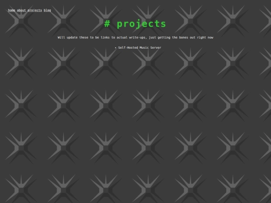 projects screenshot