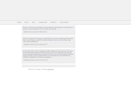 blog screenshot
