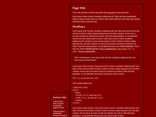 testing screenshot