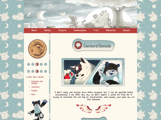 Socials screenshot