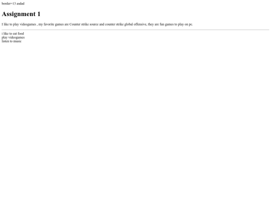 Assignment1 screenshot