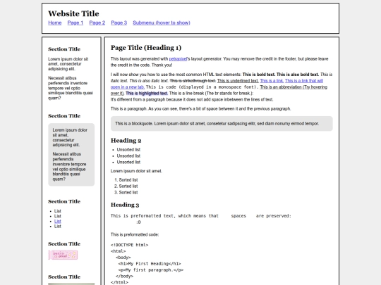 index screenshot