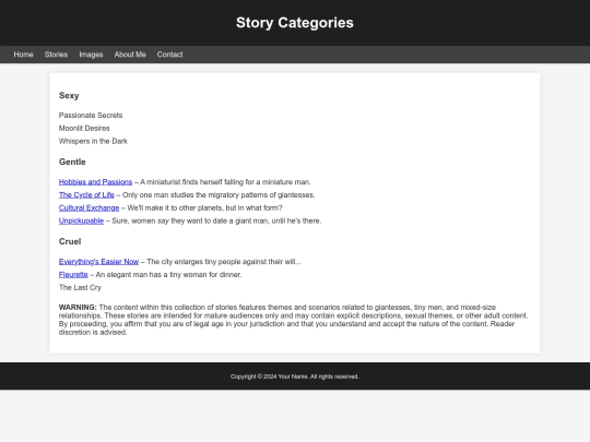 mixed-size-stories screenshot