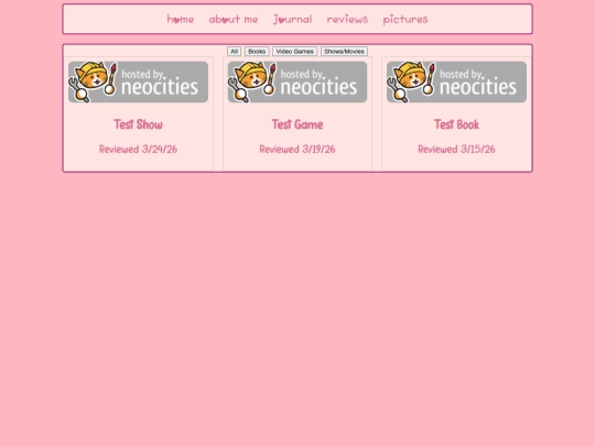 reviews screenshot