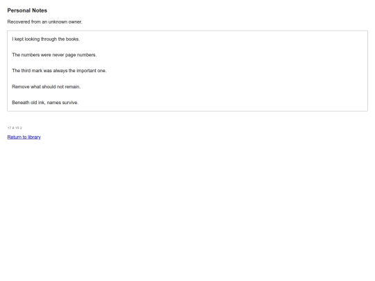 notes screenshot