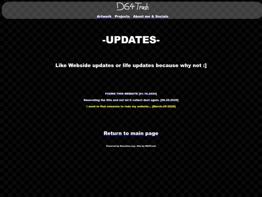 Updates screenshot