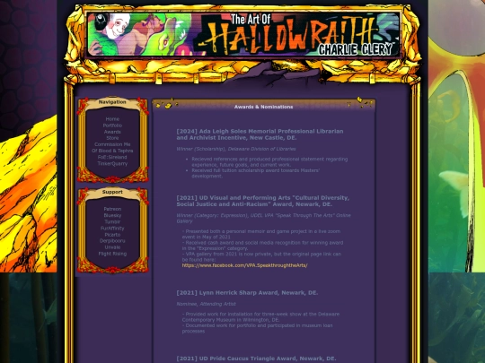 awards screenshot