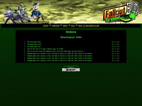 foes/archive screenshot