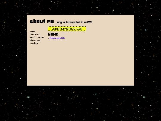 about-me screenshot