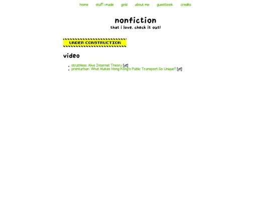gold/nonfic screenshot