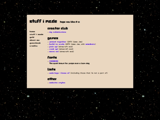 stuff-i-made screenshot