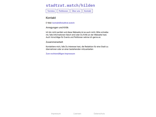 test/stadtrat-watch/kontakt screenshot
