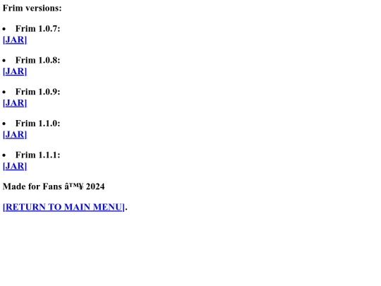 Others/Frim versions screenshot