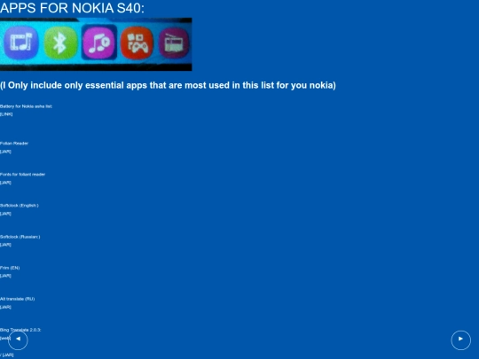 apps screenshot