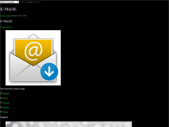 email screenshot