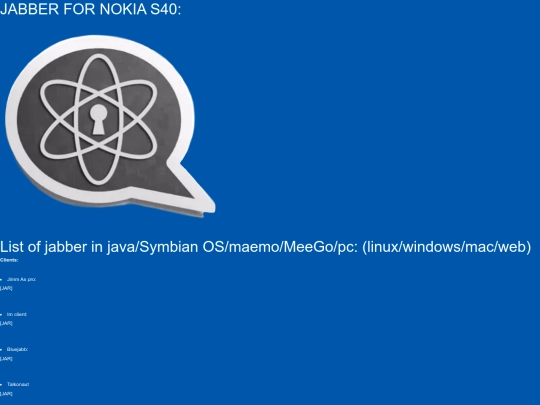 jabber screenshot
