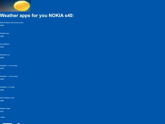 weather screenshot