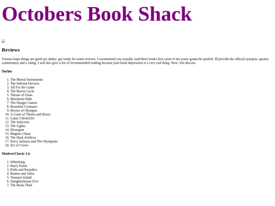 index screenshot