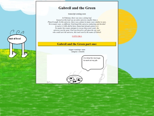 GABREILANDTHEGREEN/Gabreils-homepage screenshot