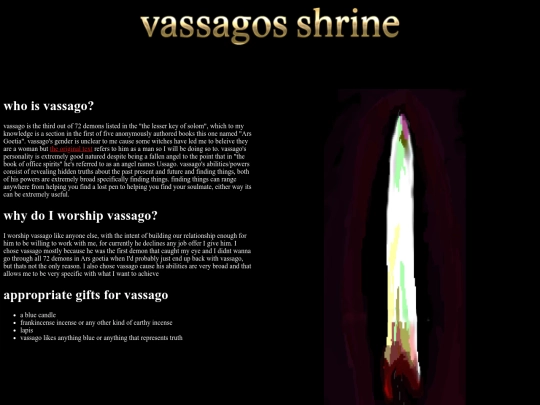 vassago/shrine screenshot