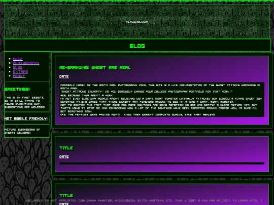 blog screenshot