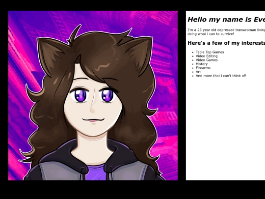 AboutMe screenshot