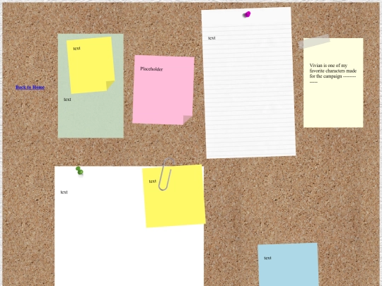 CharacterBoard screenshot