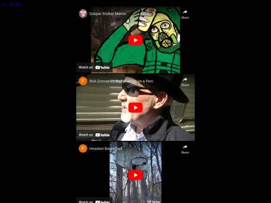 Videos screenshot
