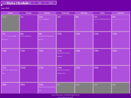 Eyezik-net/Extras-Scedule screenshot