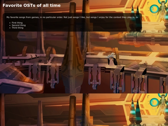 music/favoriteOST screenshot