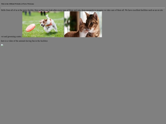 PawsWelcome screenshot