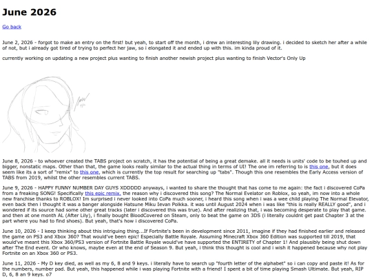 diary/june2026 screenshot