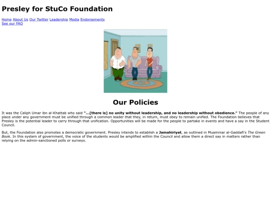 about/policies screenshot