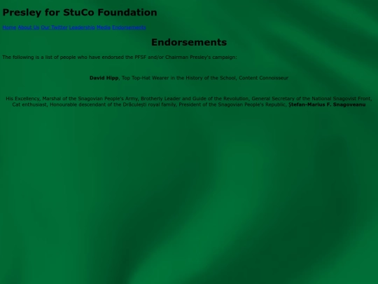 endorsements screenshot