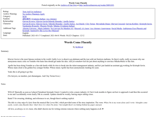 library/aa/Words Come Fluently screenshot