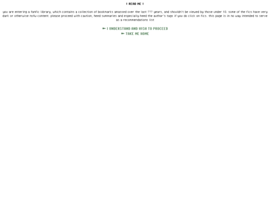 library/warnings screenshot