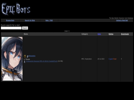 index screenshot