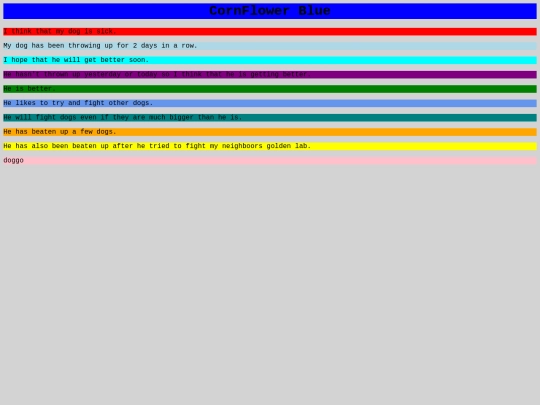 Cornflower blue mission screenshot