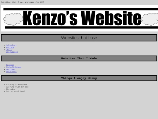 index screenshot