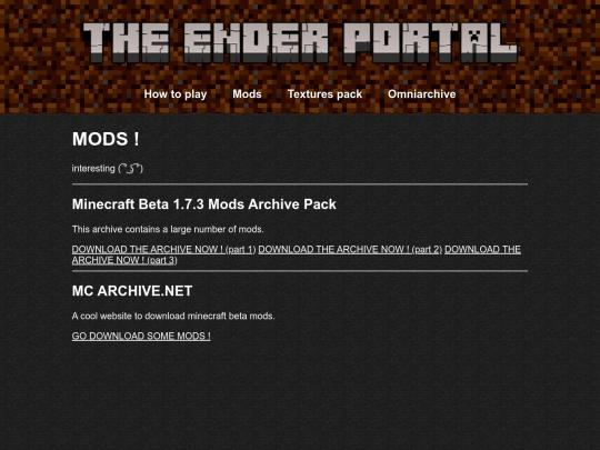 mods screenshot