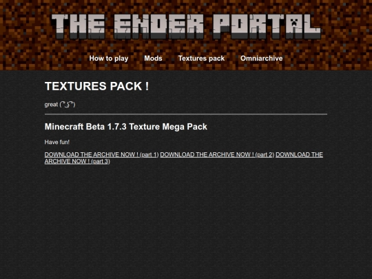 texturespack screenshot
