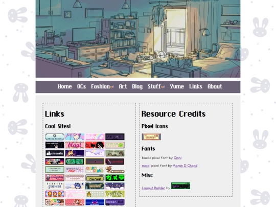 links screenshot