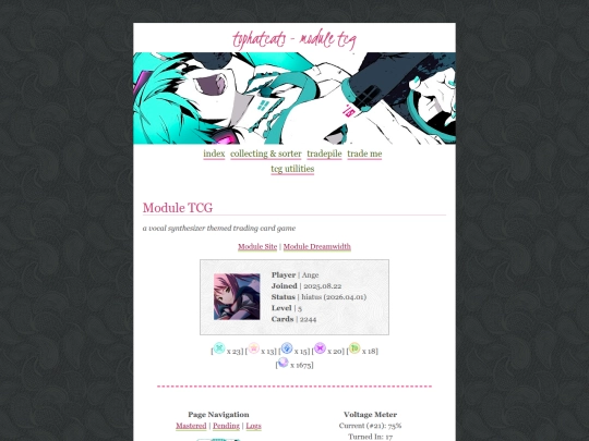 moduletcg screenshot