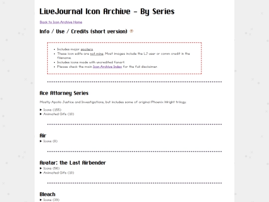 stuff/ljarchive_series screenshot