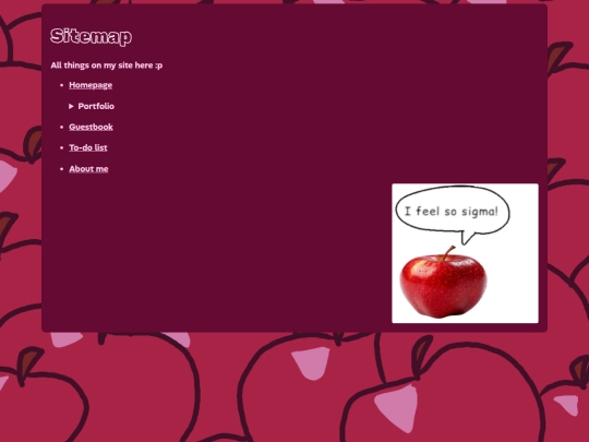 sitemap screenshot