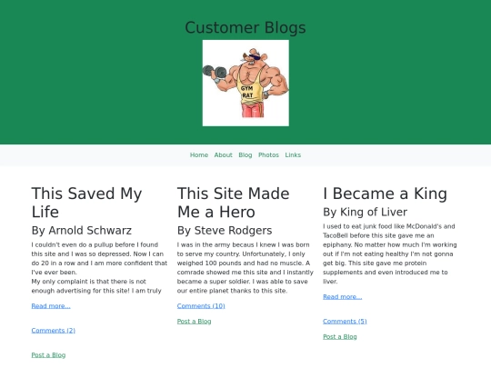 blog screenshot